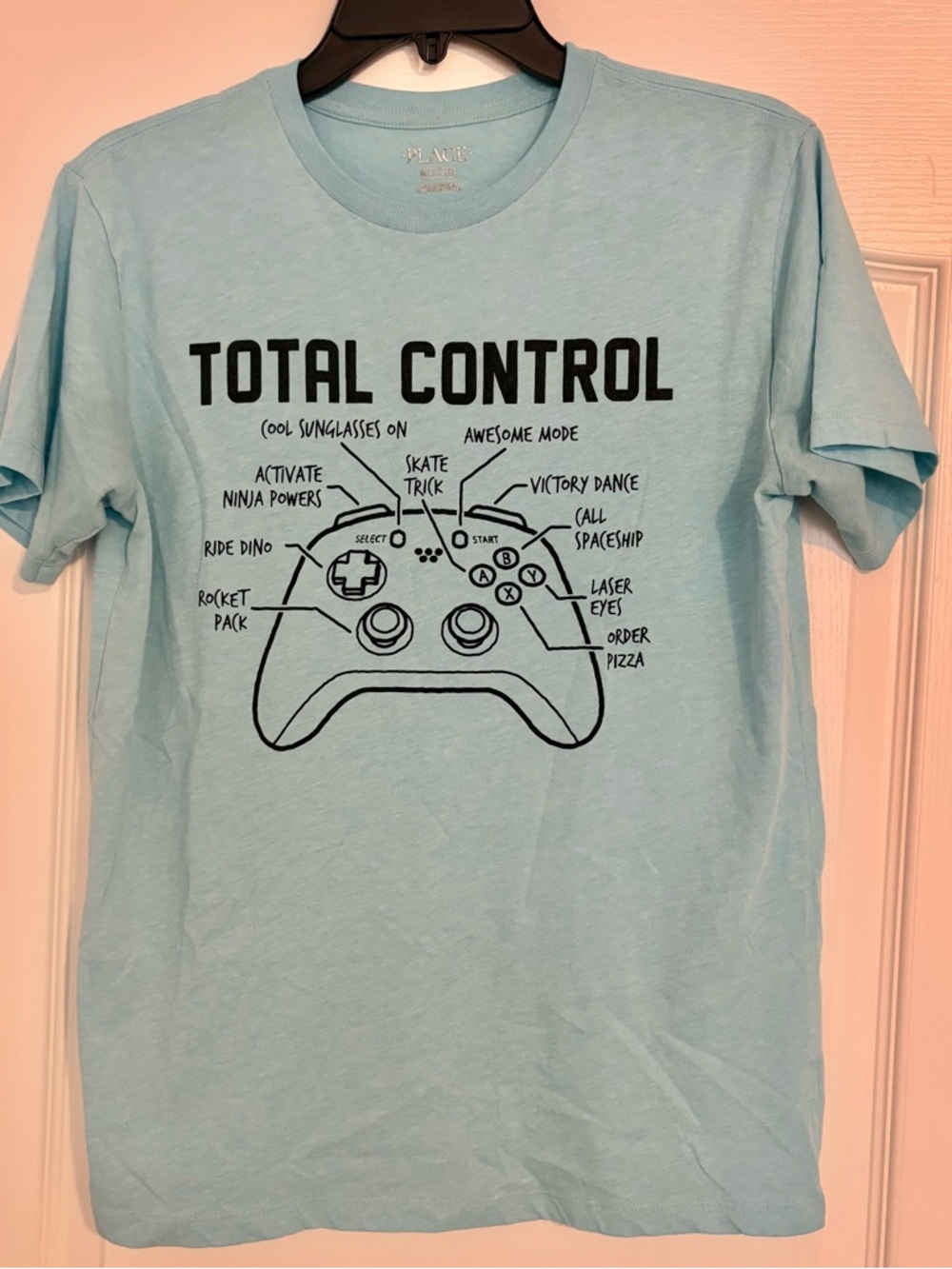 CHILDREN’S PLACE Total Control Graphic Gamer T-Shirt.  Size XXL (16)